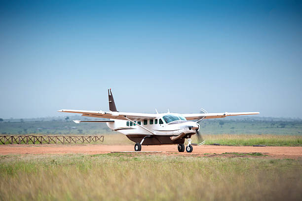 Masai Mara Airstrip with a plane