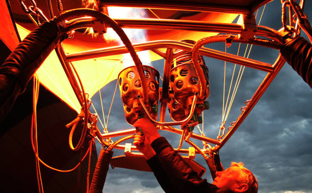 A hot air balloon in Air