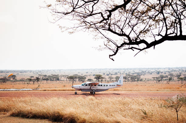 Aeroplane in Serengeti