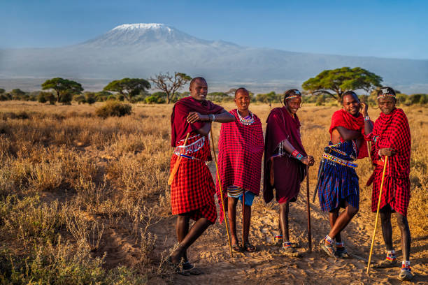 The Maasai warriors