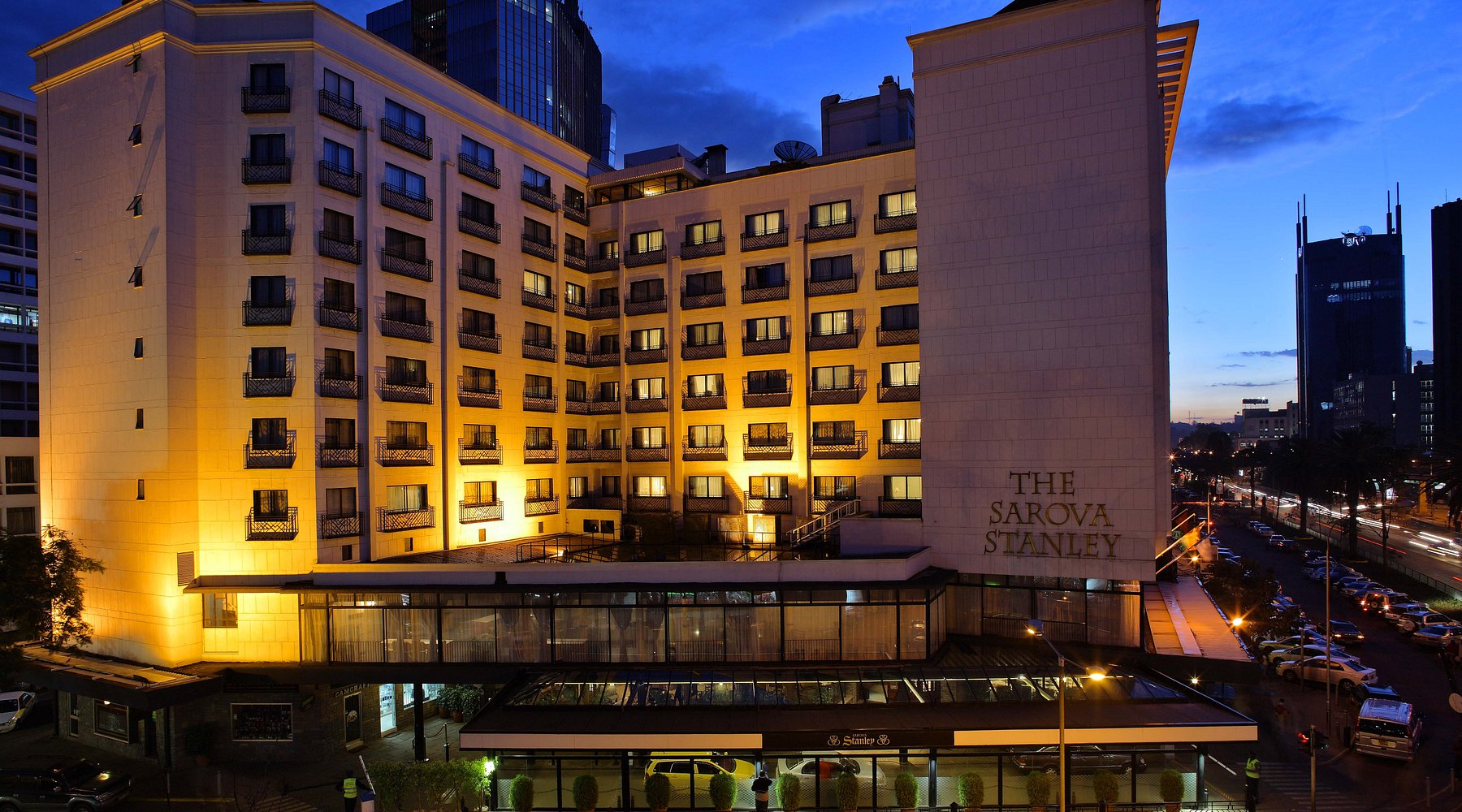 The Sarova Stanley exterior in Nairobi
