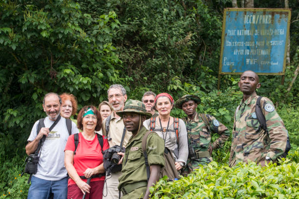 Trekking gorillas in Africa with Guides