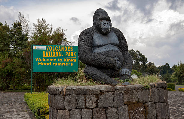 Volcanoes National Park Entrance Gate