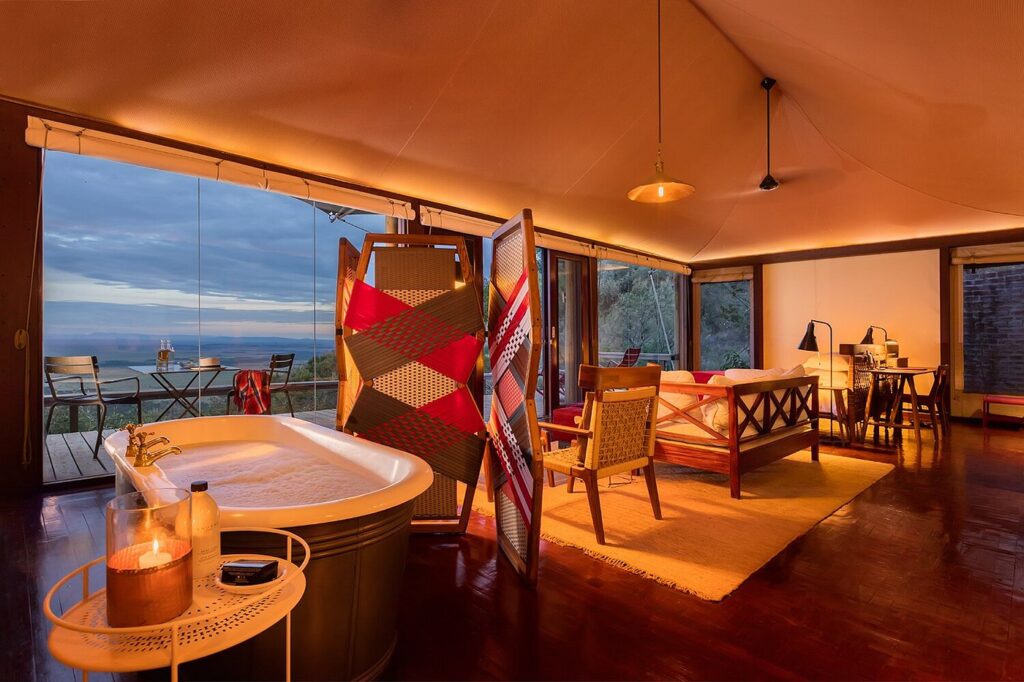 Angama Mara safari lodge interior