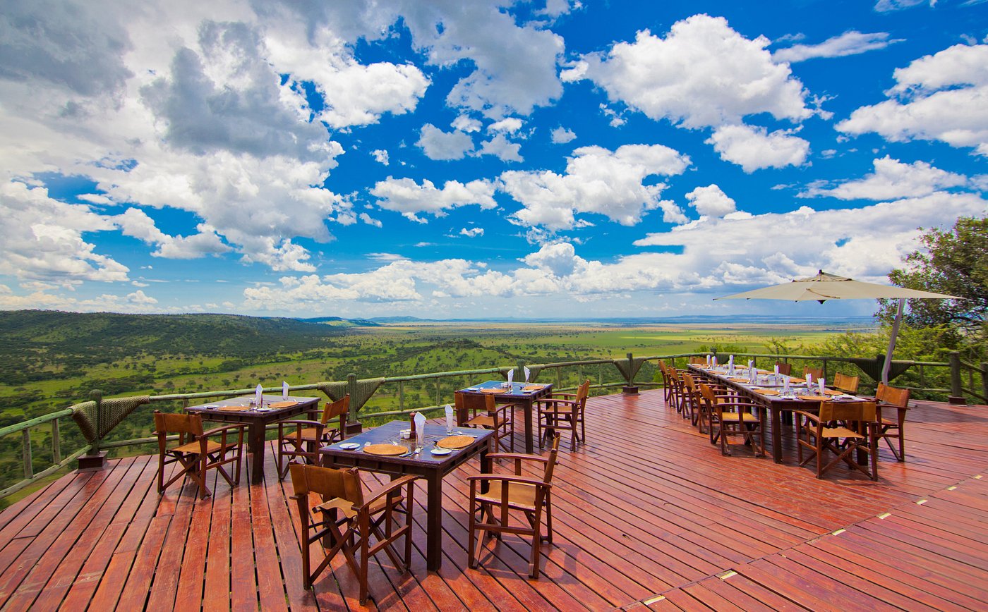  A luxury lodge in Serengeti