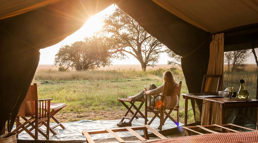 A tented camp in Serengeti National Park