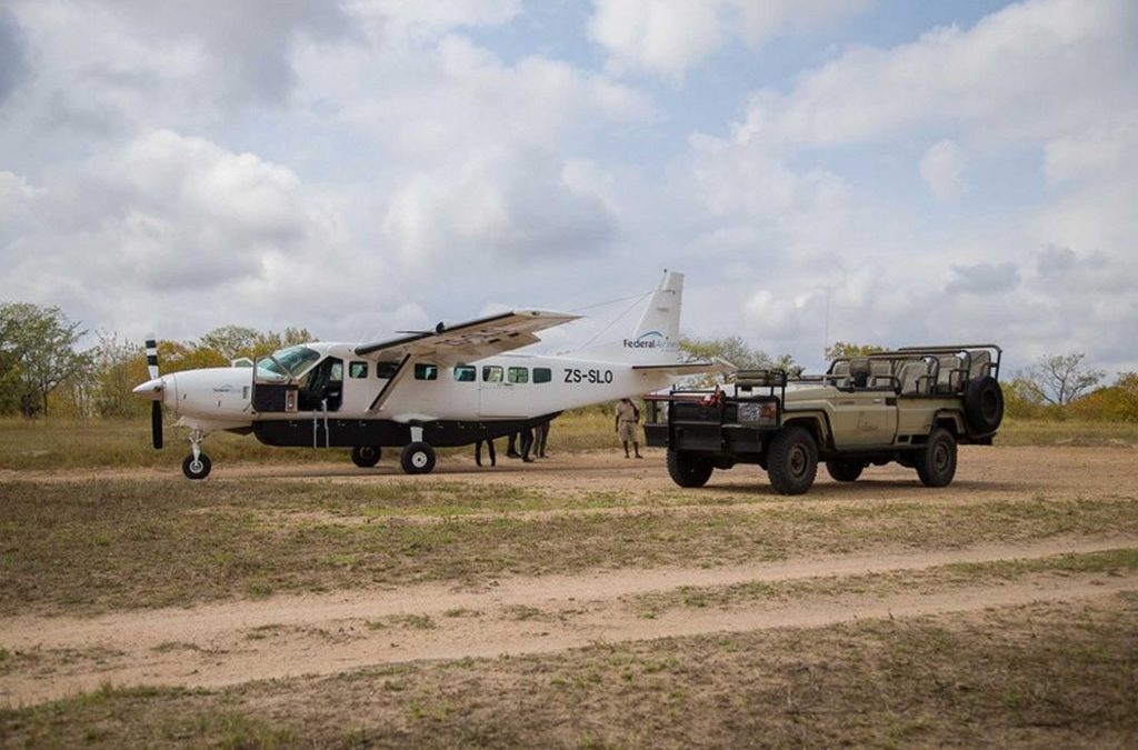 The Serengeti flying safaris set up